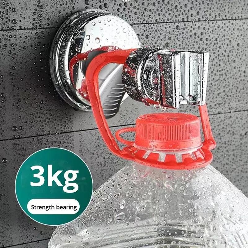 Adjustable Shower Rack Suction Cup Type Lotus Canopy Bracket Handheld Shower Head Bathroom Nozzle Fixed Base