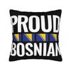 Decorative Pillowcase Bosnia and Herzegovina Flag Merchandise Home  Throw Pillow Case Cover Zippered Multi-Size
