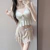 Sweet and spicy ins split swimsuit for women, sexy small breasts, thin belly, conservative hot spring vacation, pure desire high-end swimsuit