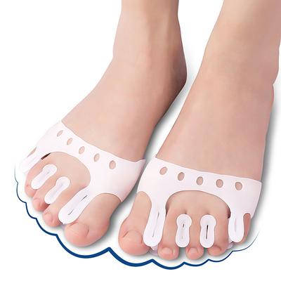 1Pair Toe Separator  Corrector Finger Bunion Ortics Protector Overlapping Forefoot Pad Foot Care Pedicure