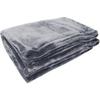 Golden Fleece Microflannel Blanket - 220 X 240 Cm - Grey Color