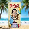 1Pc Mr Bean'S Birthday Bash Beach Towel, Quick Dry, Multi-Use for Beach Pool Gym Yoga Home Travel, Christmas, Halloween, Xmas Gift M929353