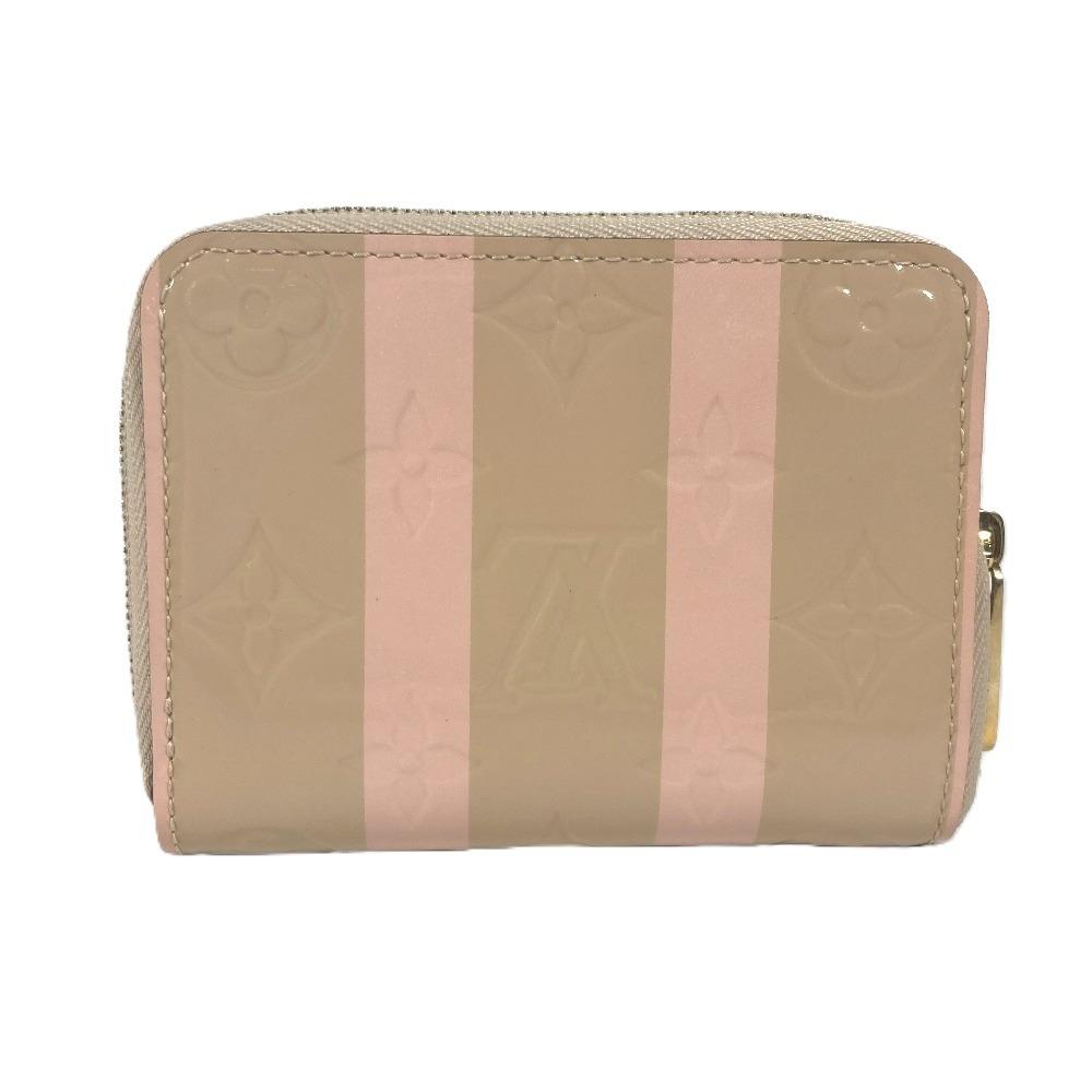 Louis Vuitton M58066  MonogramVernisRayures zip-around coin purse Wallet case