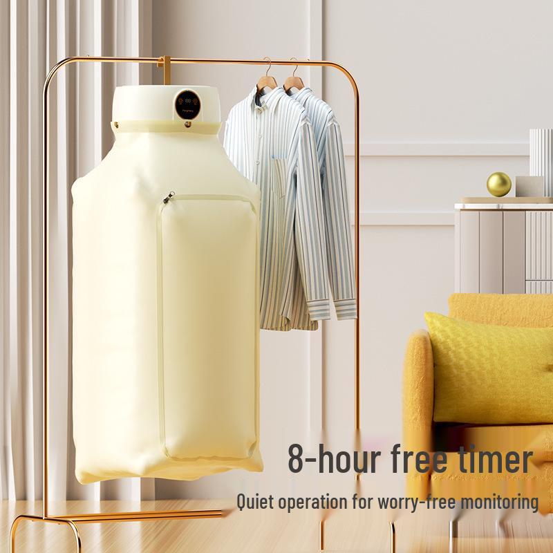 Portable Foldable Remote Control Ion Clothes Dryer for Home & Dorm