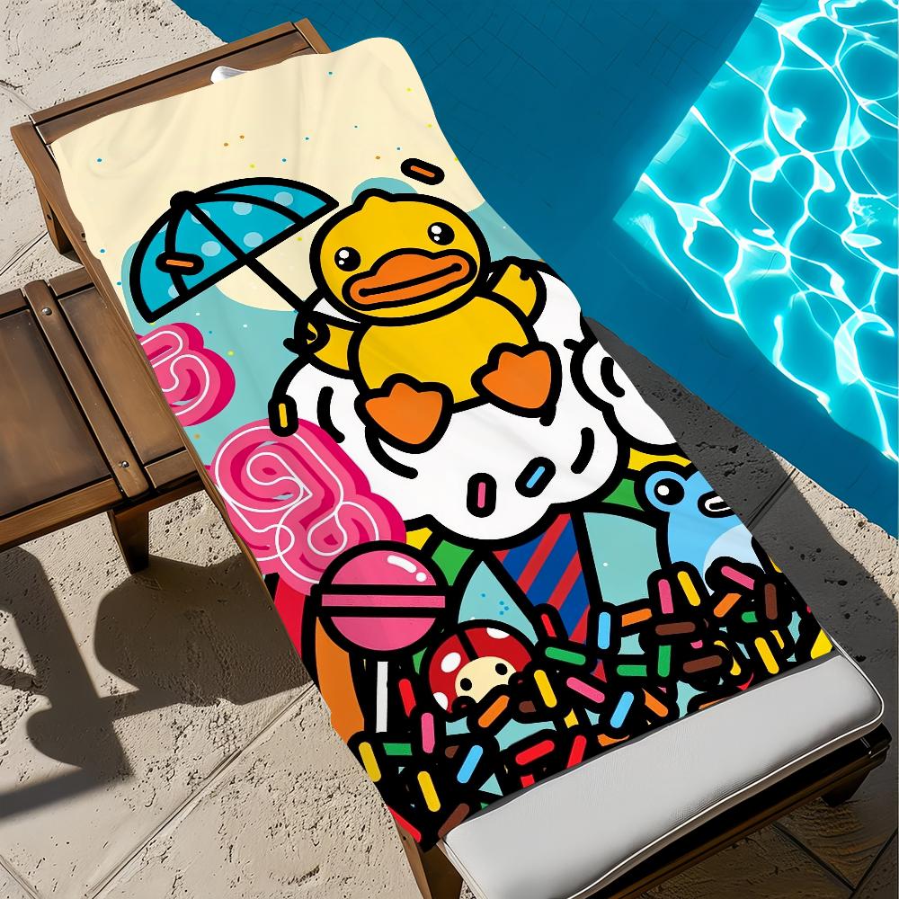 CARTOON b-B-b-D-duck Cute Towel Beach Quick Dry Soft Pool Towels Gift for Travel Gym Shower Camping Sports