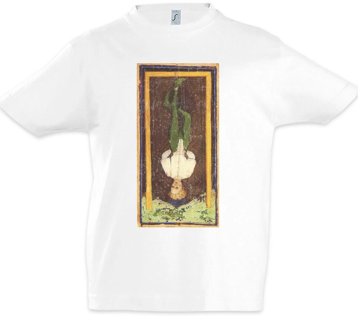 Tarot Arcanum Hanged Man Kids Boys T-Shirt Gallows The Hanged Card- 150
