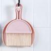 Small Broom Dustpan Set for Home Mini Dustpan Brush Set Handheld Hangable Whisk Broom for Table Countertop Key Board