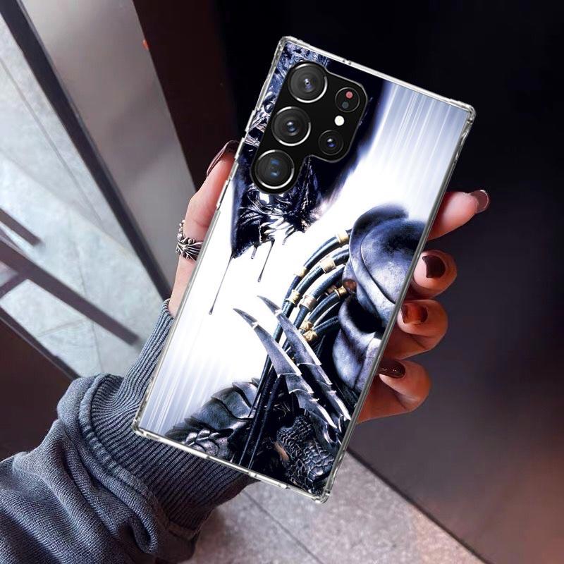 

Alien Vs Predator Painted Phone Case For Samsung Galaxy S23 S24 S25 Edge S26 Ultra S22 + S21 Plus S20 FE Cover Silicone Print Sh Samsung S22 Plus