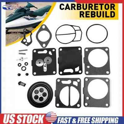 Carburetor Carb Rebuild Repair Kit Base Gasket For Sea-Doo GS GTS GTI LE 1997-05