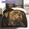 Pitbull Pattern Bedding Home Decoration Birthday Gift (1 * duvet cover + 2 * pillowcase, without core)