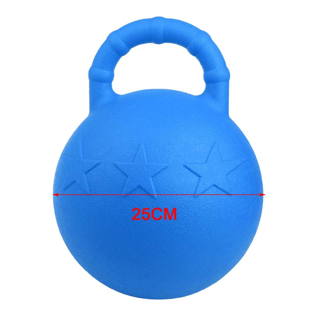 Rubber Equine Chew Jolly Ball 25cm Horse Pony Dogs Soccer Ball Play Toy