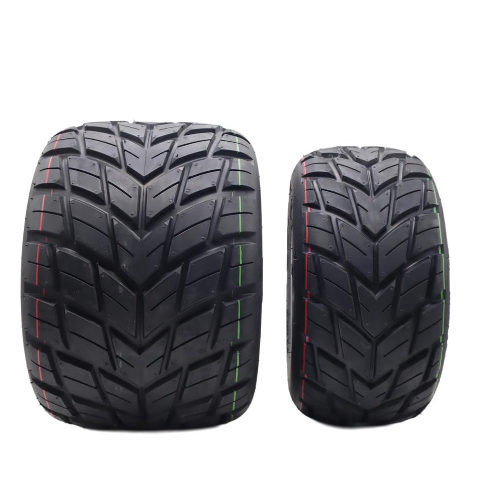 Go-Kart-Reifen 10x4.50-5 11x7.10-5 Vorder- und Hinterrad-Rennreifen, Ganzjahres-Regen-Slick-Reifen für den wettbewerbsorientierten Kartsport, Anti-Rutsch-Griff