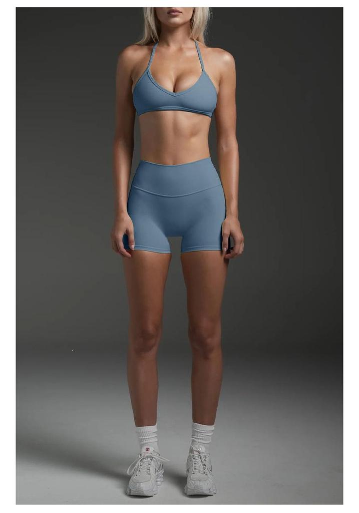 Summer Halter Backless Yoga Sports Bra for Women