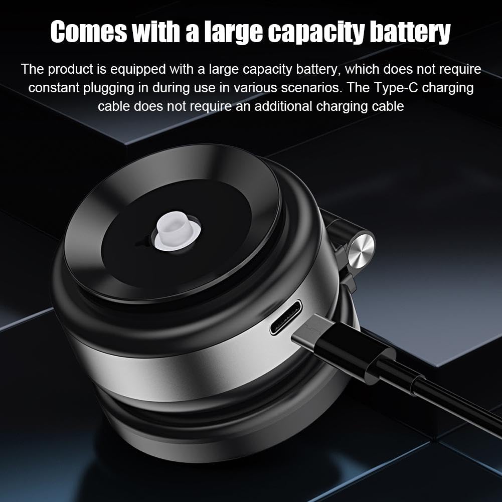 Electric Vacuum Magnetic Suction Car Phone Mount 360 Degree Rotating Compatible with 4.7-inch Or Above Smartphones