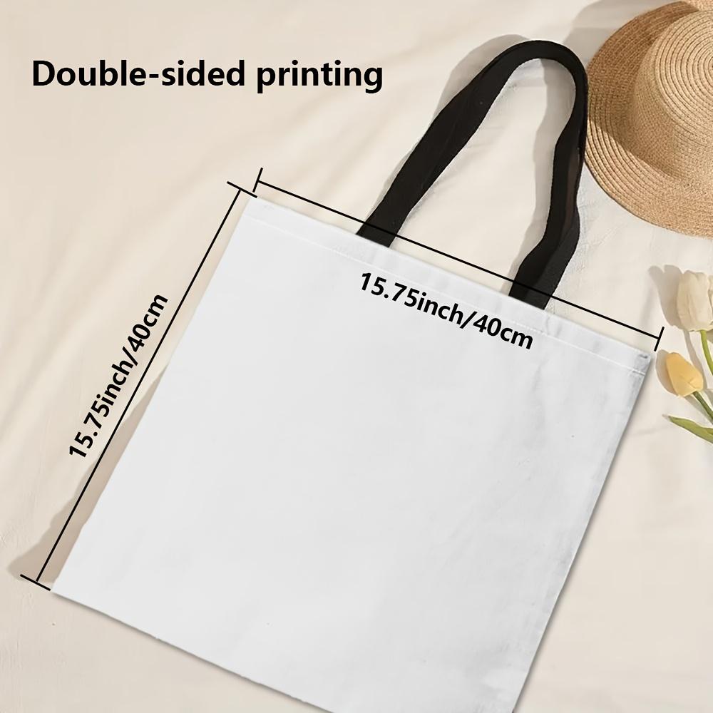 Bunte Kätzchen-Druck Tasche, Wiederverwendbarer Rucksack, Multifunktionale Handtasche, Bedruckte Einkaufstasche 40x40cm