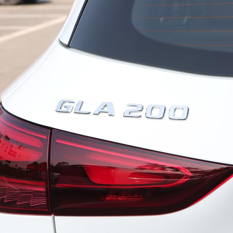 Car Tail Trunk Letters Logo Emblem Badge Sticker For GLA Class X156 H247 45 GLA250 GLA200 GLA220d GLA250e