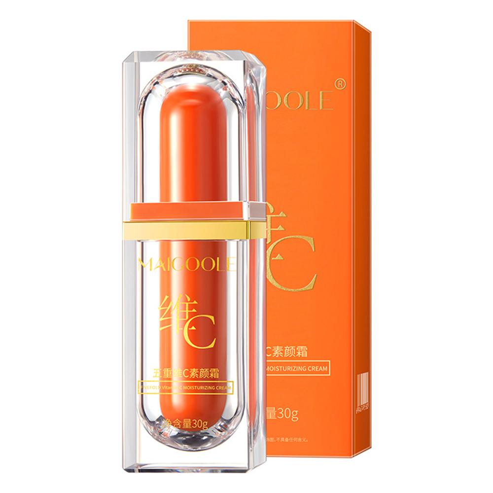 Vitamin C Tone Up Cream Whitening VC Five Tone Up hydratační krém Stárnutí vrásek Rozjasnění pupínků M2K7