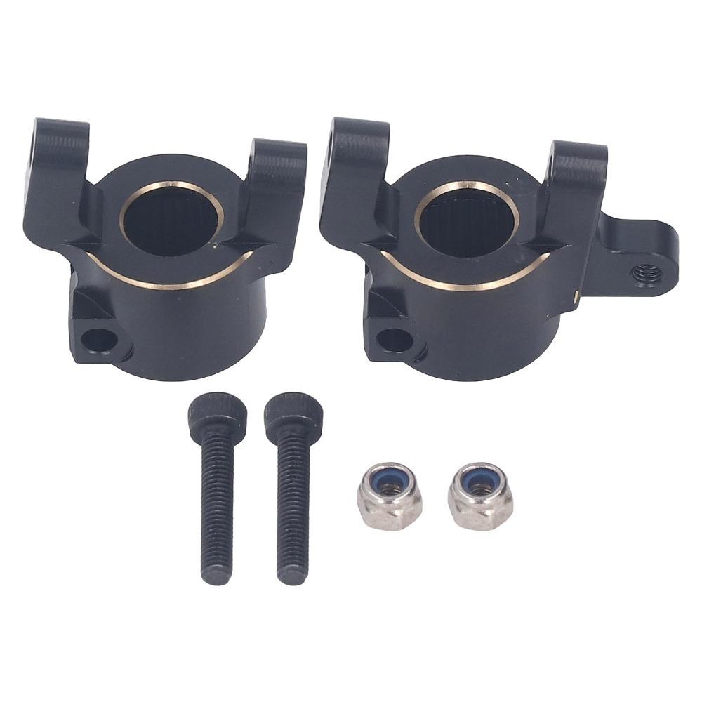 2Pcs/Set 1/10 Scale Brass C Hub Carriers for Axial SCX10 II AR44 1/10 RC Crawler Upgrade Parts