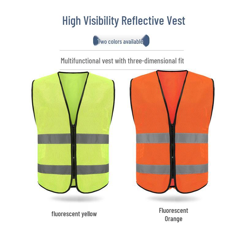 Reflective Safety Vest & Jacket for Night Work and Cycling