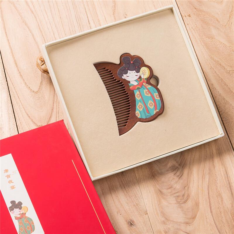 Дворец Тан Ночной Банкет Деревянная Расческа Подарочный Набор