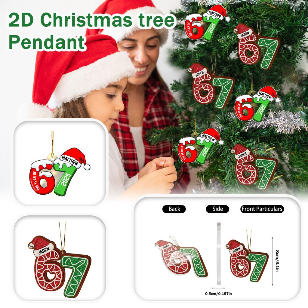 Christmas Decoration Pendant Christmas Tree Tag Theme Party Crafts Ornament