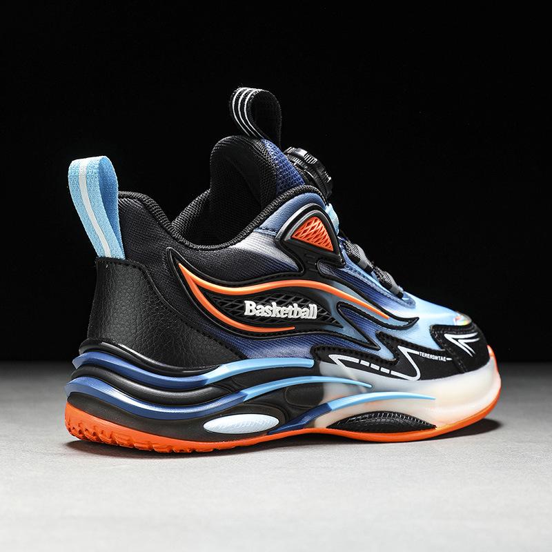 Atmungsaktive rutschfeste Sportschuhe für Jungen im Herbst – Trendige Lauf- & Basketballschuhe für mittelgroße & große Kinder