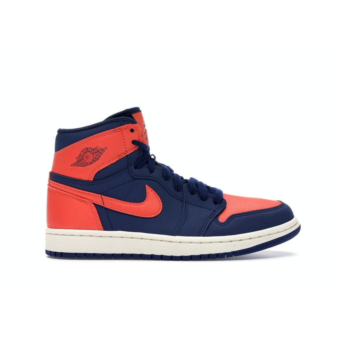 

Air Jordan 1 Retro High Blue Void Женские кроссовки белые AH7389-408