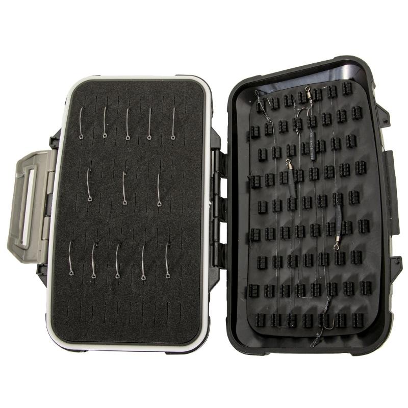Durable Fly Fishing Tool Kits Box Four-sided Waterproof Fishing Fly Box Easy-Grips Fishing Gear Combos Fly Fishing Box