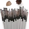 24 pcs/set Nylon Hair Wooden Handle Watercolor Paint Brush Pen Scrubbing Scraper Acrylic Painting Art Paint Brushes Supplies