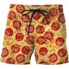 Lustige Fette Rindfleisch Hot Dog Herren 3D Druck Kurze Hosen Street Hip Hop Strandshorts Skateboard Badehosen Damen Kurze Trunks