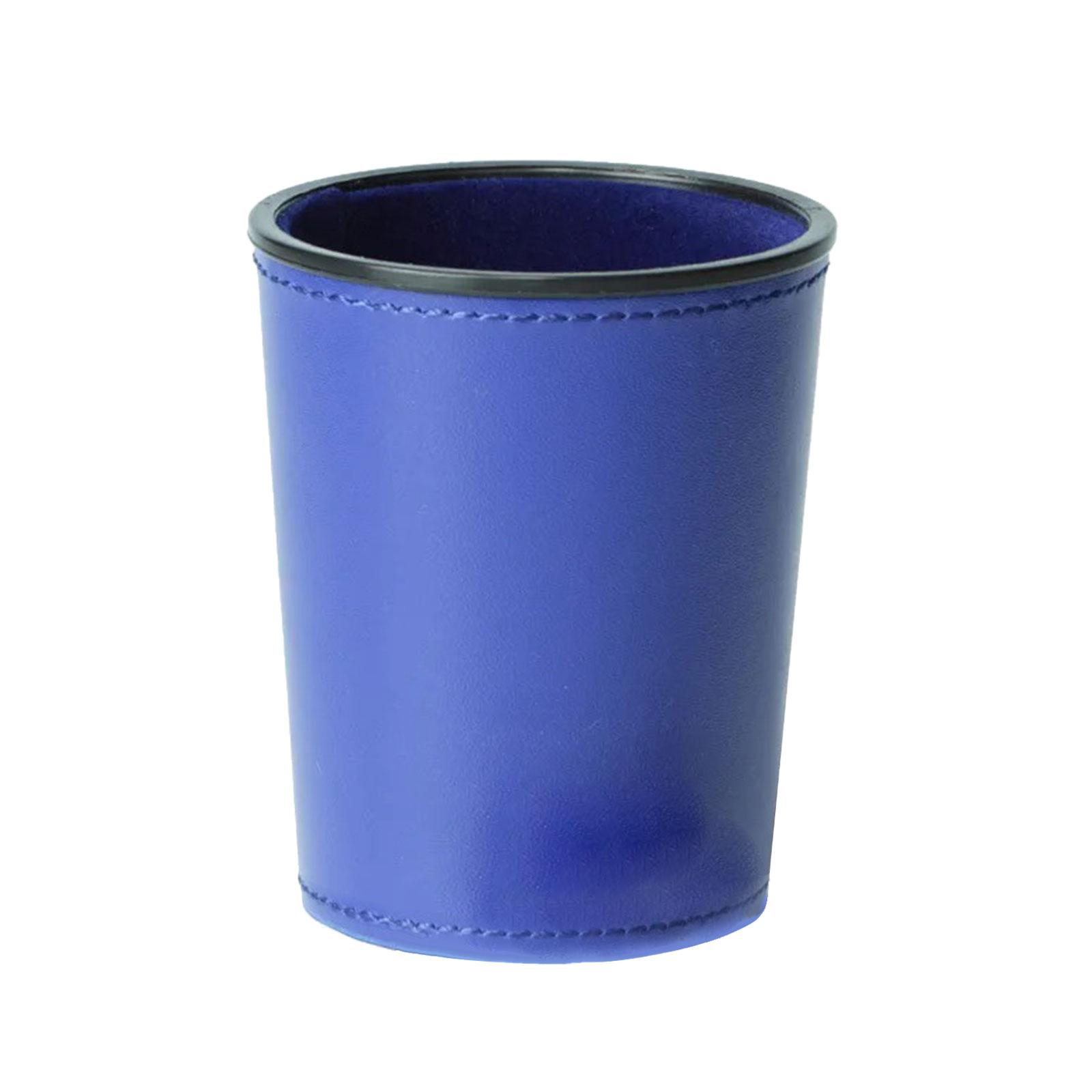

Fashion Dice Shaker Cup Настільна гра. PU шкіряна Dice Cup. Фланелева інтер’єр. Тиха чашка. темно-синього кольору