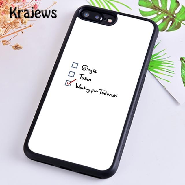 Kryt na telefon Krajews Shoto Todoroki My Hero Academia pro iPhone 14 5 6s 7 8 plus 11 12 13 pro XR XS max Galaxy S21 S22ultra