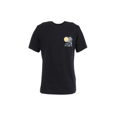 Round Neck Logo Print Short Sleeve T-Shirt Men T-Shirts Black HF5533-010