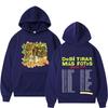 Rapper Bad Bunny Debi Tirar Mas Fotos DTMF Print Hoodie Herren Damen Kleidung Mode Pullover Streetwear
