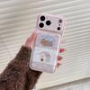 Cute Cartoon Leather Puppy Case for iPhone 16/17 Pro Max and Compatible with iPhone 15/14