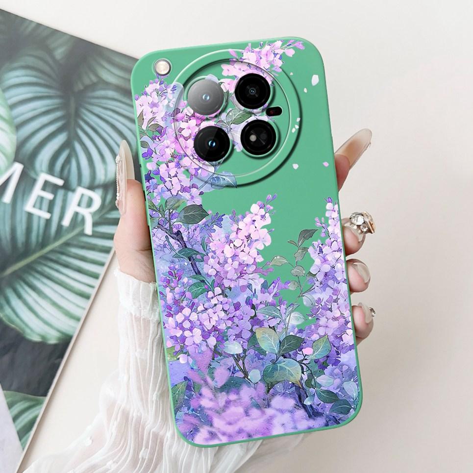For Infinix Zero 40 4G 5G Back Cover 6.78" On Infinix X6860 X6861 Capa Flower Butterfly Women Fashion Phone Case Liquid Silicone