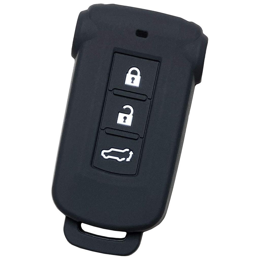 IKT Smart Key Silicone Cover 3 Buttons Black / Delica D5 / Outlander PHEV,