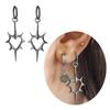 Unique Pendant Earring Punk Thorn Heart Dangle Earrings Hip Hop Hoop Earrings