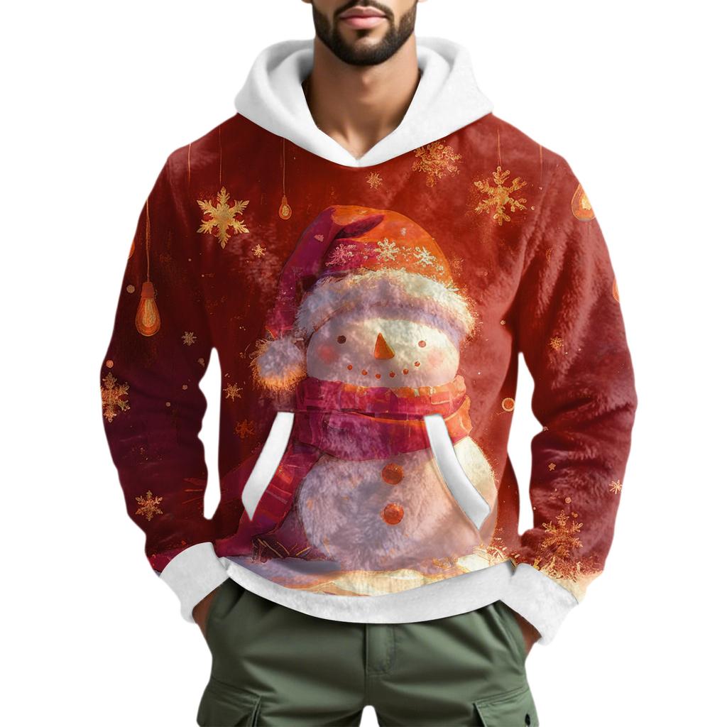 Men's  Leisure  Fashion  Half  Zipper  Hooded  Hood  Long  Sleeves  Hoodie