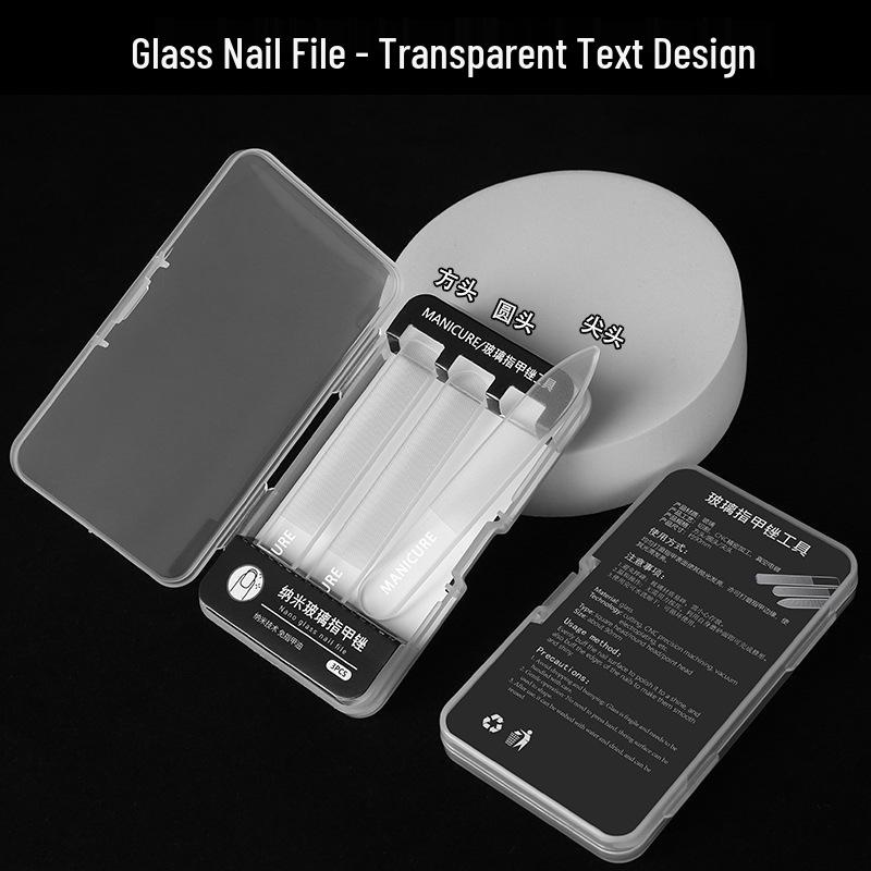 Nano Shine Nail Art File with Laser Logo Marking