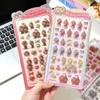 3d Stickers Kawaii Diy 3d Relief Sticker Student Diy Scrapbook Decorative Sticker Crystal Decals Solid Sticker Gifts