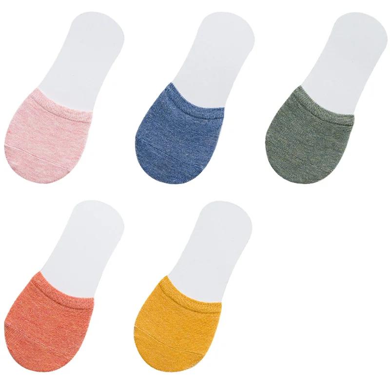 5 Pairs Forefoot Socks Woman Summer Solid Color Female Half Foot Toe Cover Half Socks Heels Invisible Cotton Breathable Socks