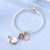 New Animals Charms Copper Sparkling Zircon Pendants Fit Original Charms Bracelets Beads Diy Jewerlry Accessories