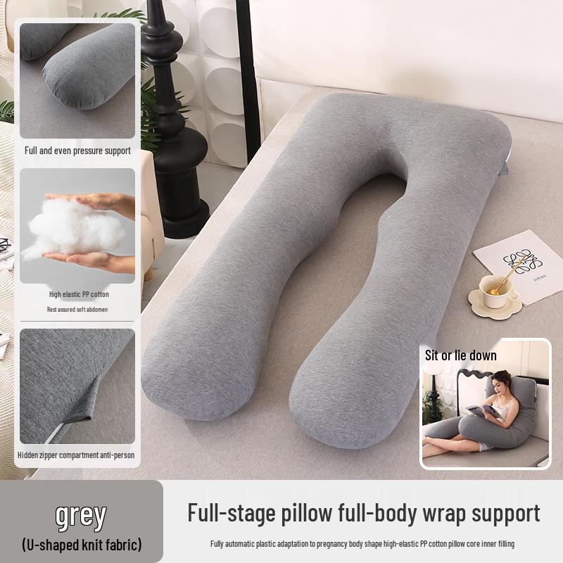 Pregnancy Support Pillow: G, U & L Shapes for Side Sleeping & Back Support