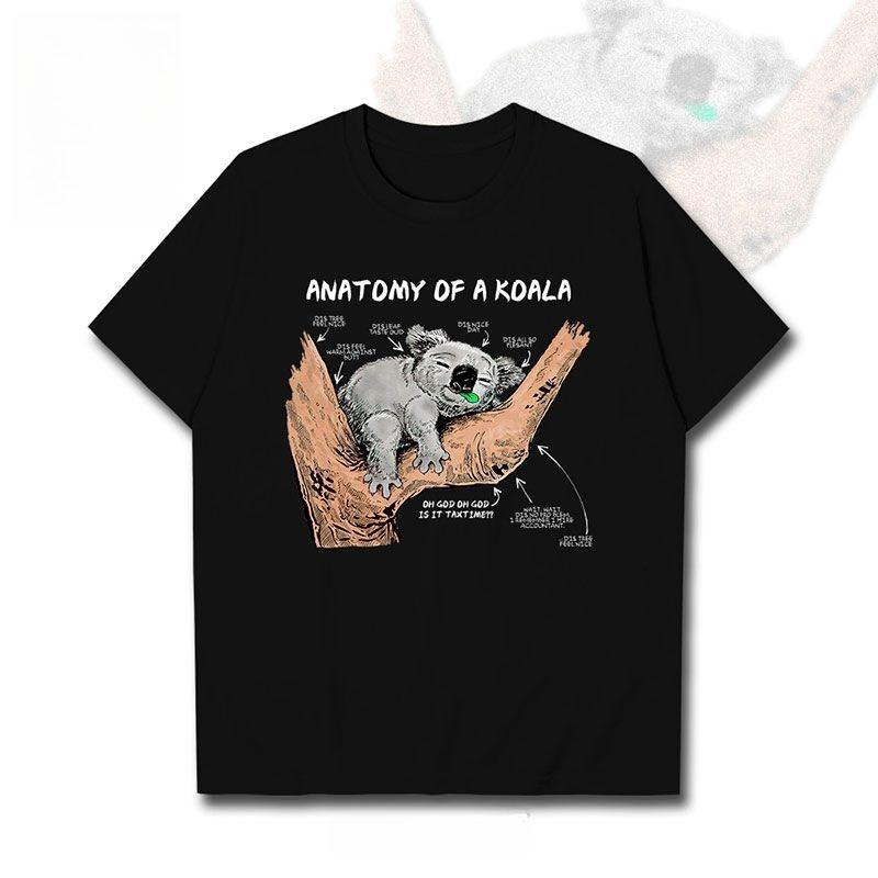 

Autumn and Winter Fashionable and Comfortable Cotton T-shirt Fierce Wolf Pattern Printing Men and Women Plus Size Couple T-shirt 4XL