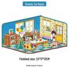 Children's 3D Cardboard Puzzle: Small House Furniture Model