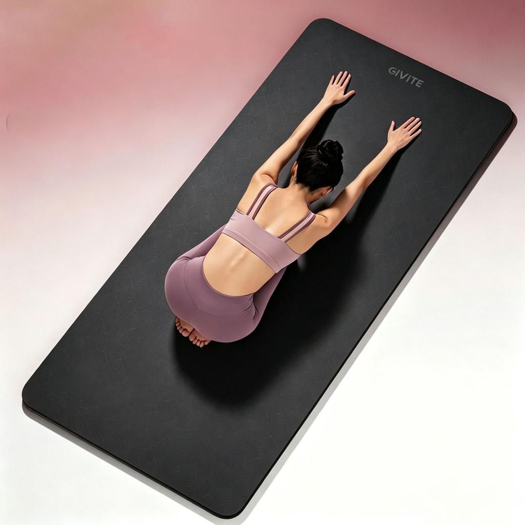 Yoga mat, women's fitness mat, home use, non-slip, soundproof, shock-absorbing, quiet, new style sports slimming mat