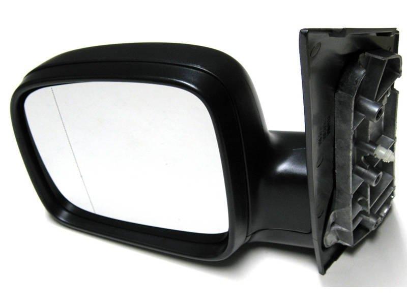 VW Caddy 04- mechanical outside mirror BLACK left