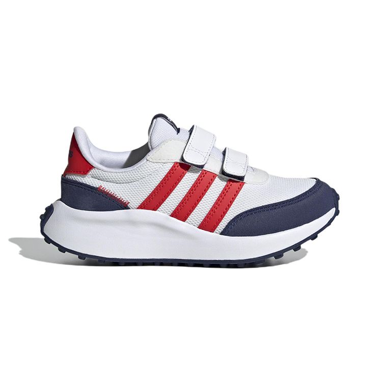 Adidas Run 70s CF J White Crew Navy Red Kids Joggesko Fottøy-Hvit Solar-Rød GW0333