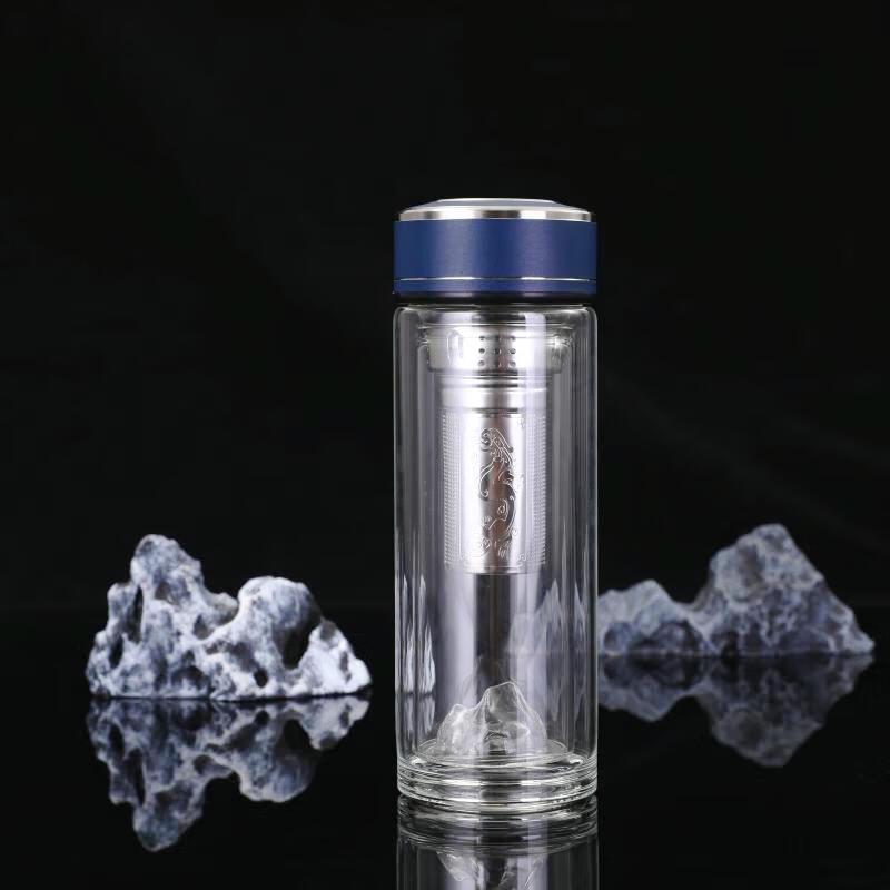 Thickened Double-Layer Glass Tea Cup